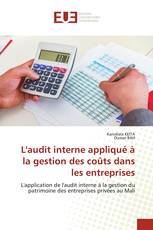 L'audit interne appliqué à la gestion des coûts dans les entreprises