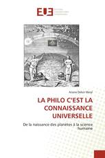 LA PHILO C’EST LA CONNAISSANCE UNIVERSELLE