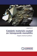 Catalytic materials coated on honeycomb monoliths