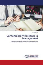 Contemporary Research in Management