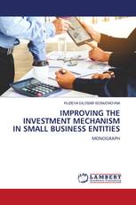 IMPROVING THE INVESTMENT MECHANISM IN SMALL BUSINESS ENTITIES