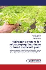 Hydroponic system for micropropagating tissue cultured medicinal plant