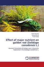 Effect of major nutrient on golden rod (Solidago canadensis L.)