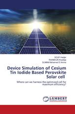 Device Simulation of Cesium Tin Iodide Based Perovskite Solar cell