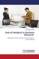 Unit of Analysis in Business Research