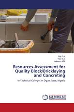 Resources Assessment for Quality Block/Bricklaying and Concreting