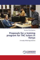 Proposals for a training program for TAC tutors in Kenya