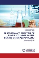 PERFORMANCE ANALYSIS OF SINGLE CYLINDER DIESEL ENGINE USING QUAD BLEND