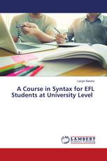 A Course in Syntax for EFL Students at University Level