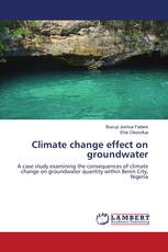 Climate change effect on groundwater