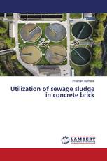 Utilization of sewage sludge in concrete brick