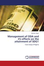 Management of ODA and it's effects on the attainment of SDG1