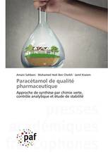 Paracétamol de qualité pharmaceutique