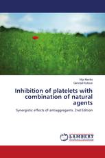 Inhibition of platelets with combination of natural agents
