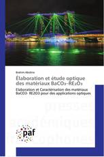 Élaboration et étude optique des matériaux BaCO₃–RE₂O₃
