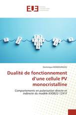 Dualité de fonctionnement d’une cellule PV monocristalline