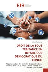 DROIT DE LA SOUS TRAITANCE EN REPUBLIQUE DEMOCRATIQUE DU CONGO