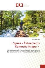 L’après « Évènements Kamuena Nsapu »