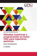 Métodos numéricos y programación en Excel-VBA para ingenieros químicos