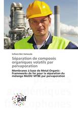 Séparation de composés organiques volatils par pervaporation