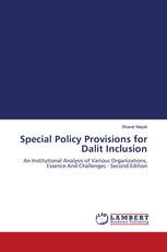 Special Policy Provisions for Dalit Inclusion