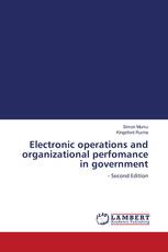Electronic operations and organizational perfomance in government
