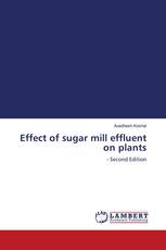 Effect of sugar mill effluent on plants