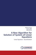 A New Algorithm for Solution of System of Linear Equations