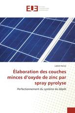 Élaboration des couches minces d’oxyde de zinc par spray pyrolyse