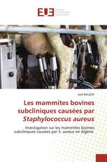 Les mammites bovines subcliniques causées par Staphylococcus aureus