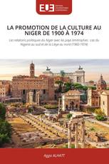 LA PROMOTION DE LA CULTURE AU NIGER DE 1900 À 1974