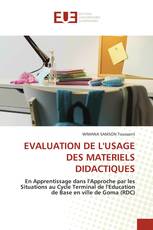 EVALUATION DE L'USAGE DES MATERIELS DIDACTIQUES