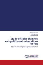Study of solar chimney using different orientations of fins