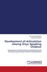 Development of Articulation among Oriya Speaking Children