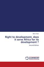 Right to development, does it serve Africa for its development ?
