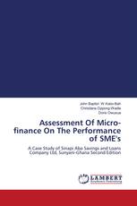 Assessment Of Micro-finance On The Performance of SME's