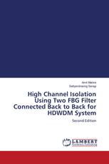 High Channel Isolation Using Two FBG Filter Connected Back to Back for HDWDM System