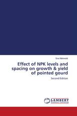 Effect of NPK levels and spacing on growth & yield of pointed gourd