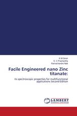 Facile Engineered nano Zinc titanate: