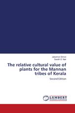 The relative cultural value of plants for the Mannan tribes of Kerala