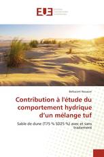 Contribution à l'étude du comportement hydrique d’un mélange tuf