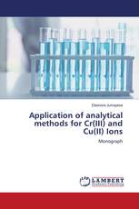 Application of analytical methods for Cr(III) and Cu(II) Ions