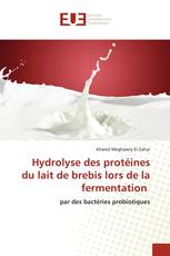 Hydrolyse des protéines du lait de brebis lors de la fermentation