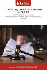 Contrat de Joint-venture en Droit Congolais