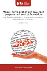 Manuel sur la gestion des projets et programmes, suivi et évaluation