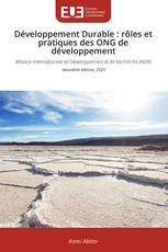 Développement Durable : rôles et pratiques des ONG de développement
