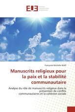 Manuscrits religieux pour la paix et la stabilité communautaire