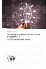 Statistique inférentielle et tests d'hypothèse