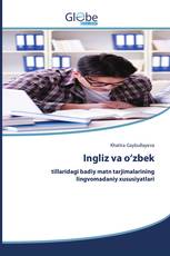 Ingliz va o‘zbek