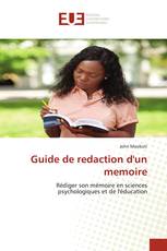 Guide de redaction d'un memoire
